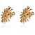 David Yurman Yellow Gold Diamond Starburst Ohrringe - Ansicht 4