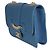 Gabrielle Borsa a patta Chanel Blue Quilted Calfskin con catena frontale - vista 3