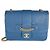 Gabrielle Borsa a patta Chanel Blue Quilted Calfskin con catena frontale - vista 8