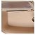 Piccola borsa vanity Chanel in pelle d'agnello matelassé beige con manico superiore e catena - vista 5