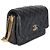Gabrielle Borsa a patta Chanel Mini Medallion in pelle d'agnello matelassé nera con multi-catene - vista 4