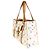 Louis Vuitton White Monogram Multicolor Canvas Aurelia MM - view 3