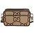 Dionysus Bolsa Mini Messenger Gucci em lona Jumbo GG Camel, couro de bezerro texturizado Dollar e faixa Web - vista 3