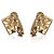 Gabrielle Pendientes Chanel 2002 Flap Bag chapados en oro