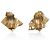 Gabrielle Pendientes Chanel 2002 Flap Bag chapados en oro - vista 2