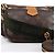 Borsa a tracolla Louis Vuitton Multi Pochette Accessoires Monogram in marrone M44813 - vista 8