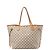 Borsa a tracolla Louis Vuitton Neverfull MM Damier Azur in Beige N51107