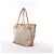 Borsa a tracolla Louis Vuitton Neverfull MM Damier Azur in Beige N51107 - vista 3