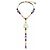 Autre Marque Carlo Zini Collana Lariat con Pendente Buddha