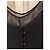 Autre Marque Vestido Extē negro asimétrico de encaje y seda - vista 6