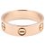 Anello Cartier Love in oro rosa 18K - vista 2