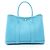 Hermès Borsa Tote Hermes Garden Party TPM Blue Nord