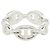 Ring Hermès Anello a Fascia Hermes Chaine d'Ancre Enchainée Silver - vista 2