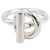 Ring Hermès Anello a fascia Hermes Echappé MM - vista 2