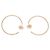 Pendientes de aro Van Cleef & Arpels Perlee Gold Pearl - vista 2