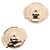 Pendientes de aro Van Cleef & Arpels Perlee Gold Pearl - vista 4