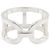 Ring Anel Hermès Ever MM Prata - vista 2