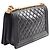Chanel Boy Schultertasche aus schwarzem Lammleder - Ansicht 2