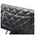 Timeless Chanel Matelassé Schultertasche aus schwarzem Lammleder - Ansicht 10