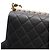Borsa a tracolla Chanel Matelassé in pelle nera - vista 9