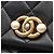 Borsa a tracolla Chanel Matelassé in pelle nera - vista 9