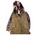Autre Marque Parka So Tweed vert militaire à manches à paillettes