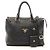 Prada Black Leather 2-Way Handbag