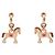 Hermès Orecchini a lobo Hermes Cheval Grand Parade placcati oro