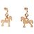 Hermès Orecchini a lobo Hermes Cheval Grand Parade placcati oro - vista 2