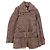 Chaqueta Patrizia Pepe de tweed marrón con cinturón