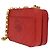 Chanel Camera Chevron Lambskin Medium - vista 3
