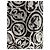 Timeless CHANEL Vintage Printed Silk Sleeveless Top – Black & Grey Monogram Camellia Pattern - view 5