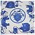 Hermès Pañuelo Hermes Blue,White Silk Ex-Libris 90 - vista 2