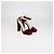 Sandali platform con cinturino alla caviglia in velluto bordeaux e pelle Jimmy Choo - vista 2