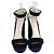 Sandali platform con cinturino alla caviglia in velluto blu navy e pelle Jimmy Choo