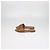 Sandali bassi Lock It in pelle marrone Louis Vuitton - vista 4