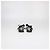 Valentino Sandali Flat Thong Rockstud con Fiocco in Gomma Nera - vista 5