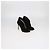 Stivaletti Peep Toe in camoscio nero Gianvito Rossi - vista 2