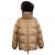 Burberry Brown Nylon Puffer Down Jacket