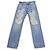 Pantalones rectos de denim azul Givenchy con efecto desgastado