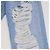 Pantalones rectos de denim azul Givenchy con efecto desgastado - vista 4
