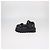 Sandali platform Chanel in pelle matelassé nera con Velcro - vista 4