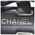 Sandali platform Chanel in pelle matelassé nera con Velcro - vista 6