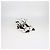 Sandali con tacco largo e cinturino alla caviglia Chanel White, Black Leather CC Print - vista 2