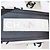 Sandali con tacco largo e cinturino alla caviglia Chanel White, Black Leather CC Print - vista 6
