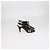 Sandali Slingback Caged Chanel in pelle nera con perle - vista 3