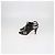 Sandali Slingback Caged Chanel in pelle nera con perle - vista 4