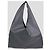 The Row Borsa New Bindle Bag in pelle grigio scuro - vista 4