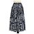Falda midi Christian Dior de Toile De Jouy de algodón azul marino