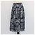 Falda midi Christian Dior de Toile De Jouy de algodón azul marino - vista 3